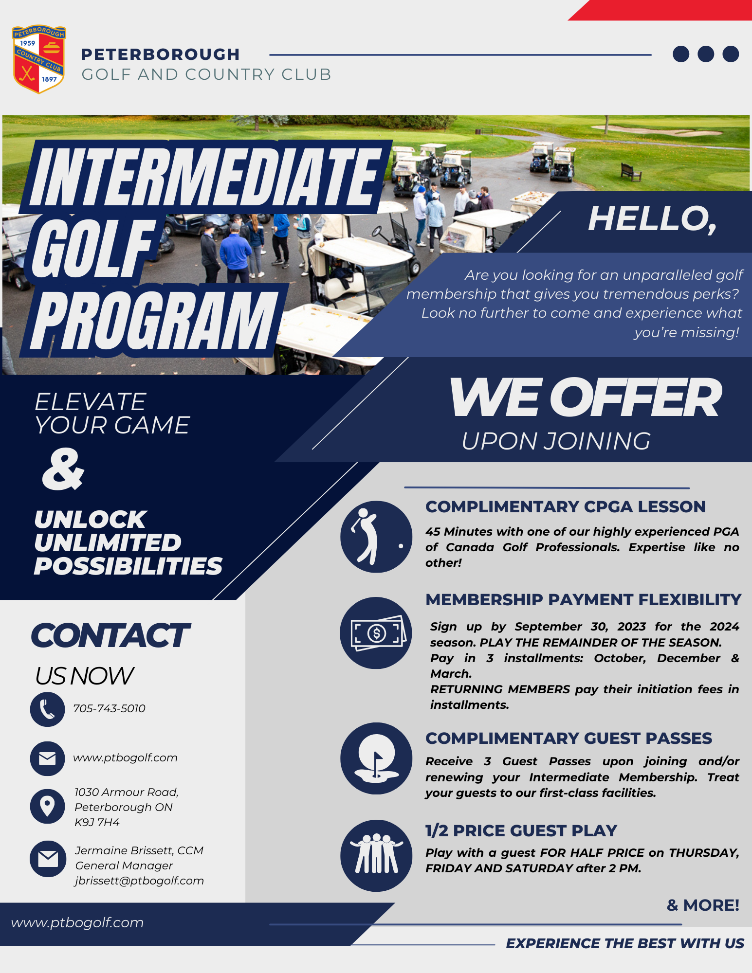 2024 GOLF PROMOTIONS Peterborough Golf And Country Club   Intermediate2024Promo 